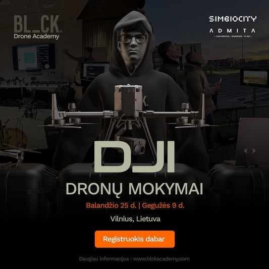 DJI Dronų mokymai - BL_CK Academy