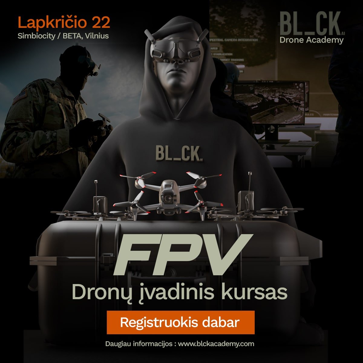 FPV dronų įvadinis kursas - BL_CK Academy